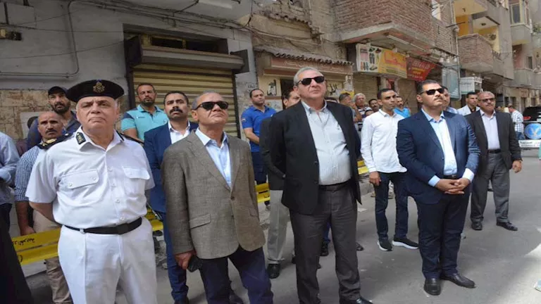 انهيار منزل قديم بالغربية