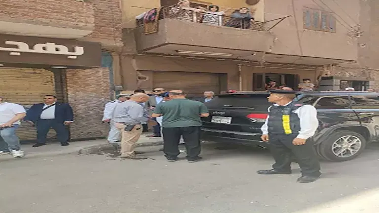 انهيار منزل قديم بالغربية