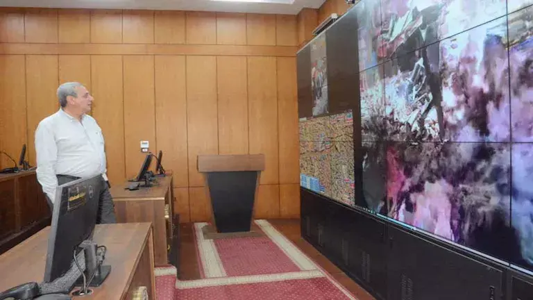 انهيار منزل قديم بالغربية