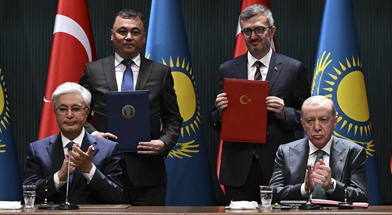 Türkiye ile Kazakistan arasında 20 anlaşma imzalandı! Stratejik iş birliği
