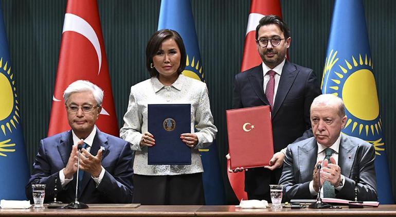 Türkiye ile Kazakistan arasında 20 anlaşma imzalandı! Stratejik iş birliği