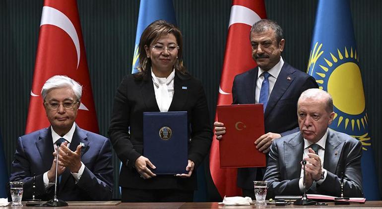 Türkiye ile Kazakistan arasında 20 anlaşma imzalandı! Stratejik iş birliği