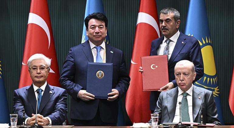 Türkiye ile Kazakistan arasında 20 anlaşma imzalandı! Stratejik iş birliği
