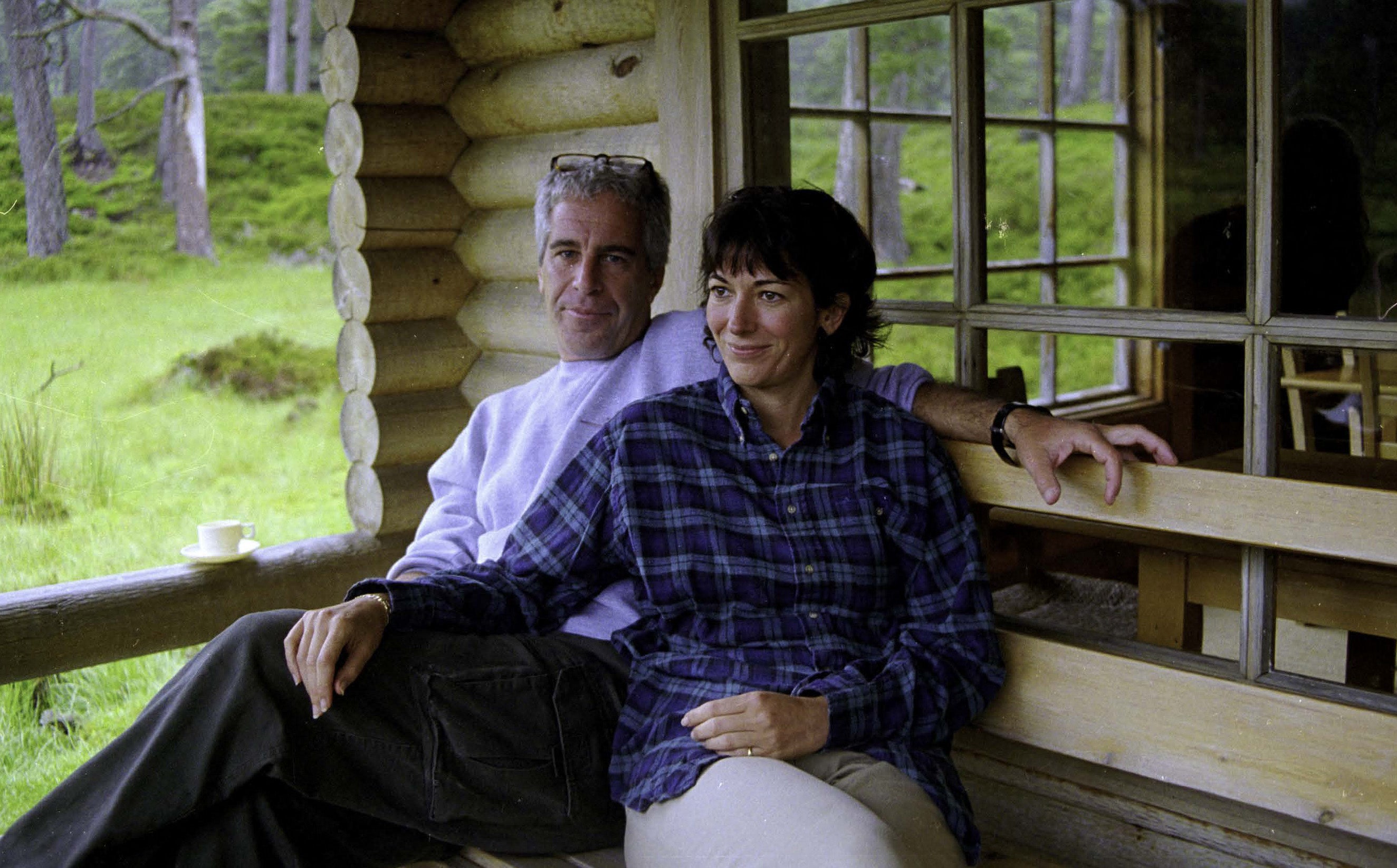 Jeffrey Epstein and Ghislaine Maxwell in an undated photo taken in Scotland (US District Court for the Southern District of New York)