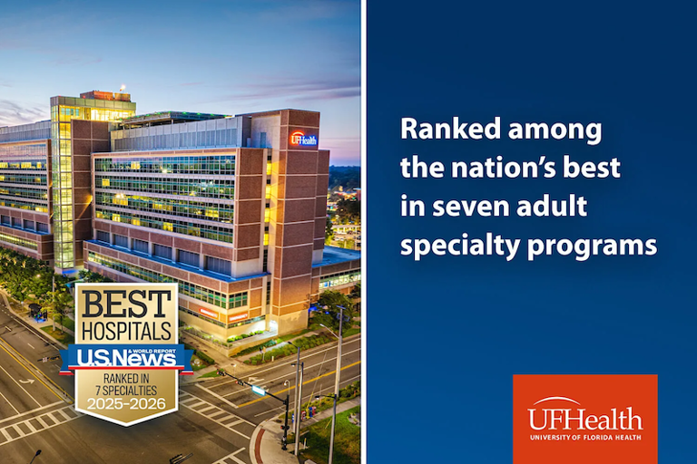Seven UF Health specialties among nation’s best in U.S. News & World ...