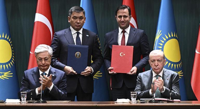 Türkiye ile Kazakistan arasında 20 anlaşma imzalandı! Stratejik iş birliği