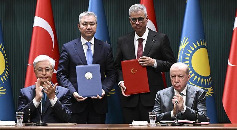 Türkiye ile Kazakistan arasında 20 anlaşma imzalandı! Stratejik iş birliği