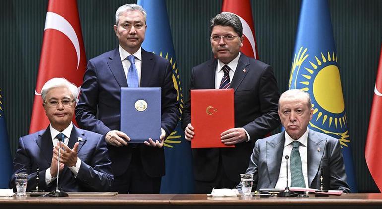 Türkiye ile Kazakistan arasında 20 anlaşma imzalandı! Stratejik iş birliği