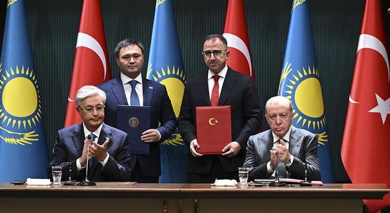 Türkiye ile Kazakistan arasında 20 anlaşma imzalandı! Stratejik iş birliği