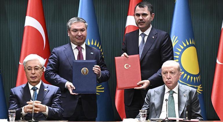 Türkiye ile Kazakistan arasında 20 anlaşma imzalandı! Stratejik iş birliği