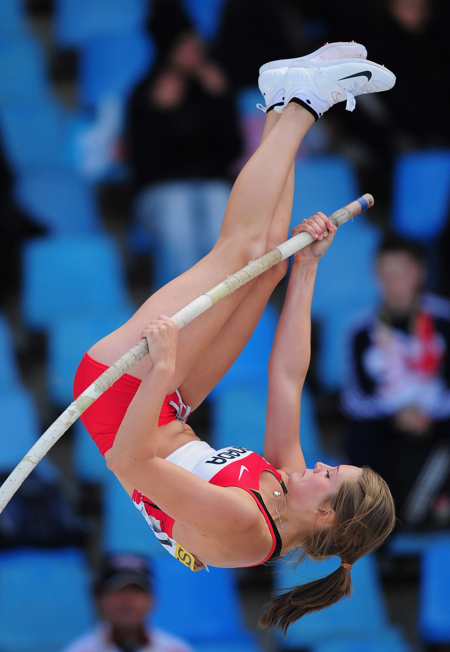 Stunning images of Canadian pole vaulter Alysha Newman