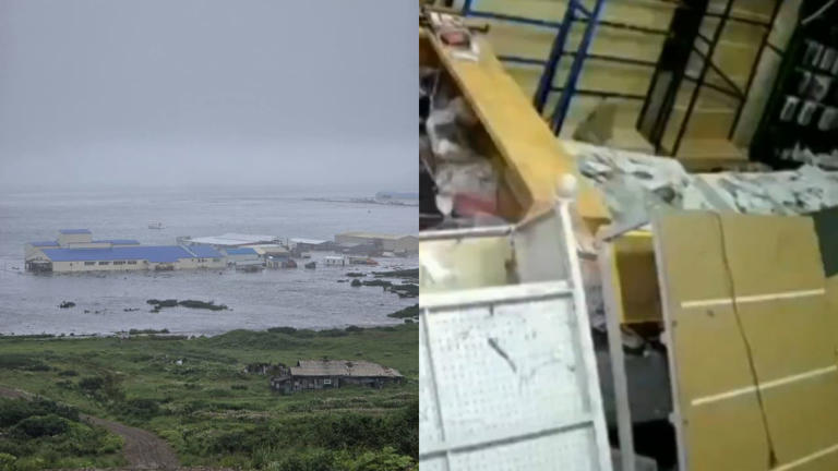 Tsunami footage kamchatka