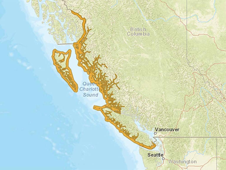 California tsunami safe zone