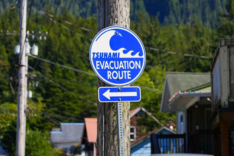 Northern california tsunami zone