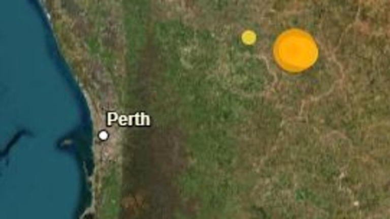 Where was the earthquake today in australia