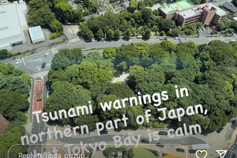 Yokohama tsunami map