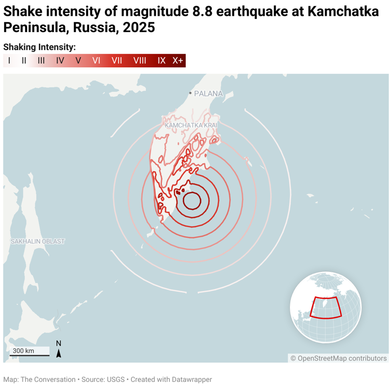 Kamchatka earthquake