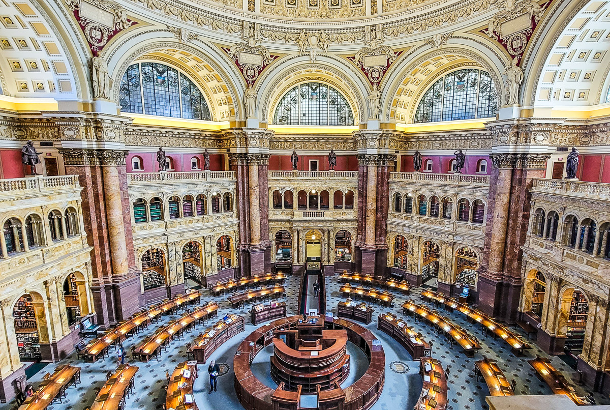 Guide to visiting the Library of Congress in Washington DC.!