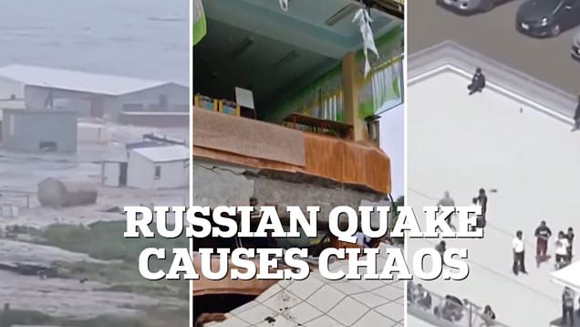 Earthquake hits Russia with tsunami warnings in US and Japan