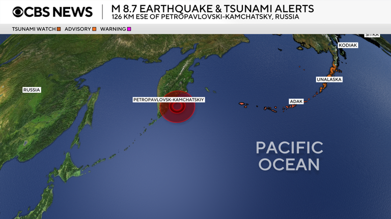 West coast tsunami update