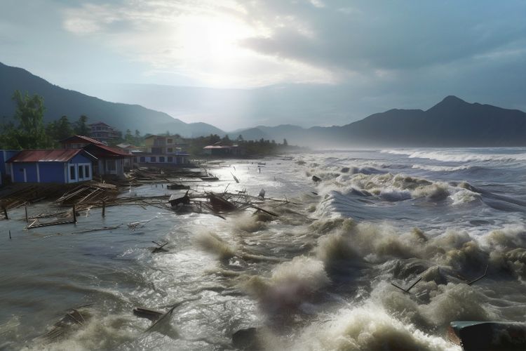 Gempa Jepang 7,5 M Picu Tsunami 70 Cm, 30 Orang Luka