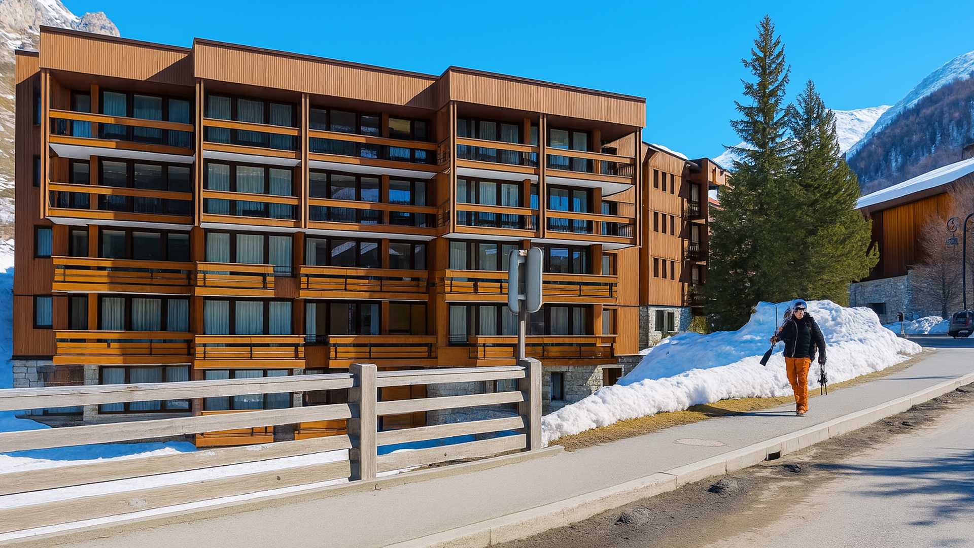 Val d'Isère France - Alpine Ski Resort with Breathtaking Views (4K)