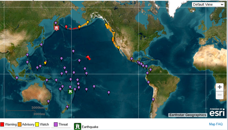 Russian earthquake location