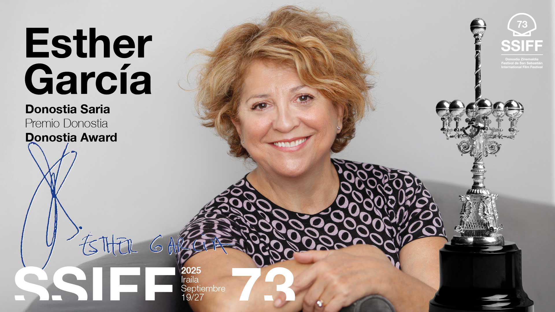 San Sebastian To Fete Pedro Almodóvar #39 s Longtime Producer Esther García San Sebastian To Fete Pedro Almodóvar #39 s Longtime Producer Esther García