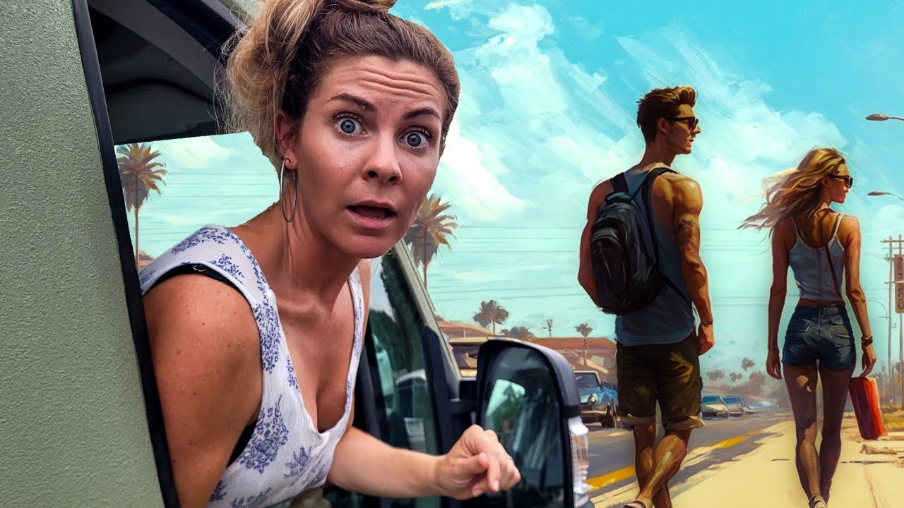 Should we pick them up? Van life encounters in Central America
