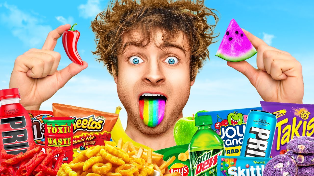 I ate only one color of food for 24 hours - this got weird fast