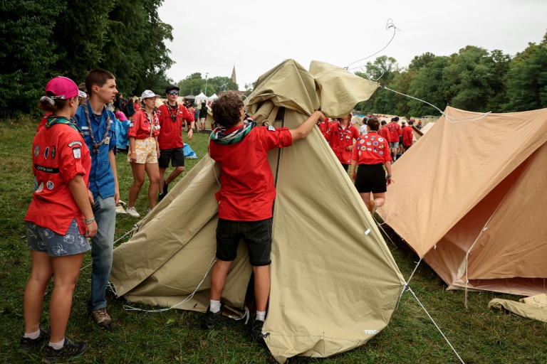 Rassemblement des scouts de France intitulé 