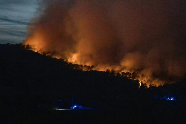 Incendie à Tournissan, dans l'Aude, le 5 août 2025