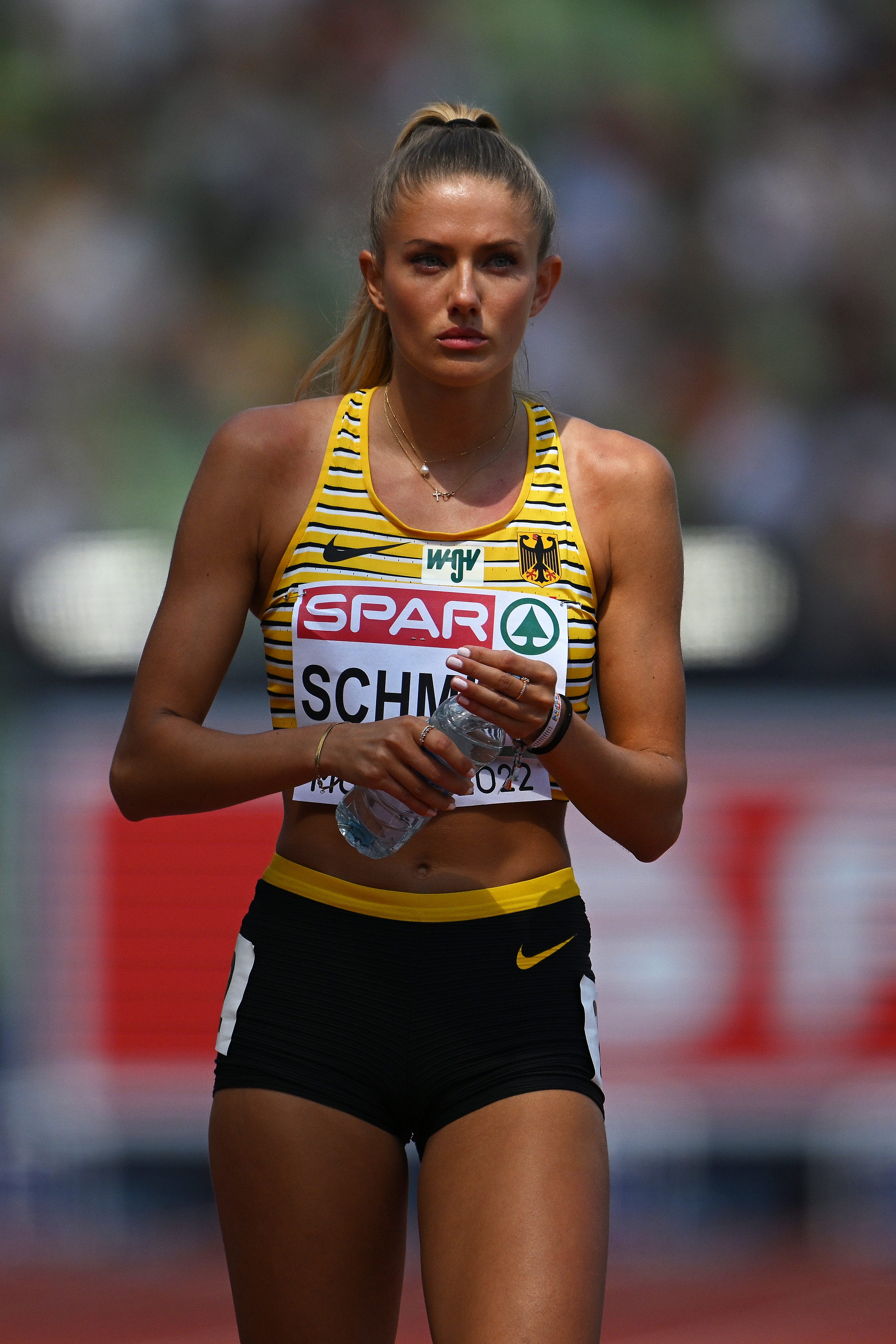 German Olympic track and field star Alica Schmidt in images