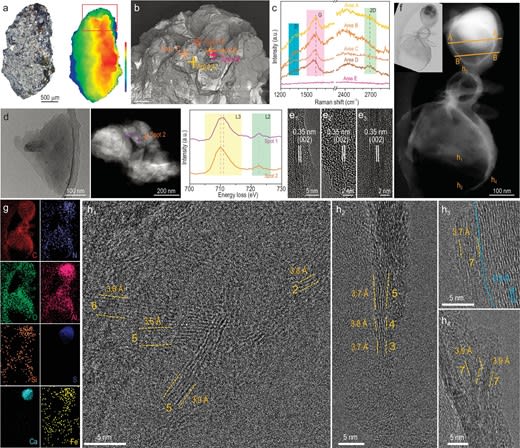 Structural And Compositional Characterization Of Few Layer Graphene In The Ce 5 Lunar Soil Sample