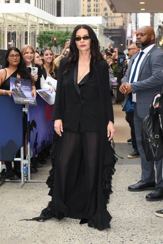Catherine Zeta-Jones Combines Two Edgy Trends for Sultry Appearance