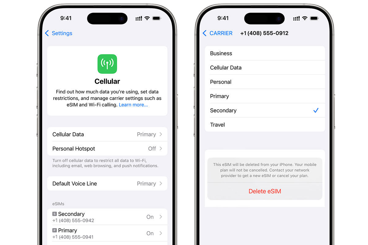 How to delete eSIM on iPhone How to delete eSIM on iPhone