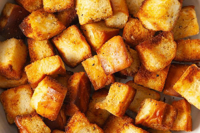 Hawaiian Roll Croutons