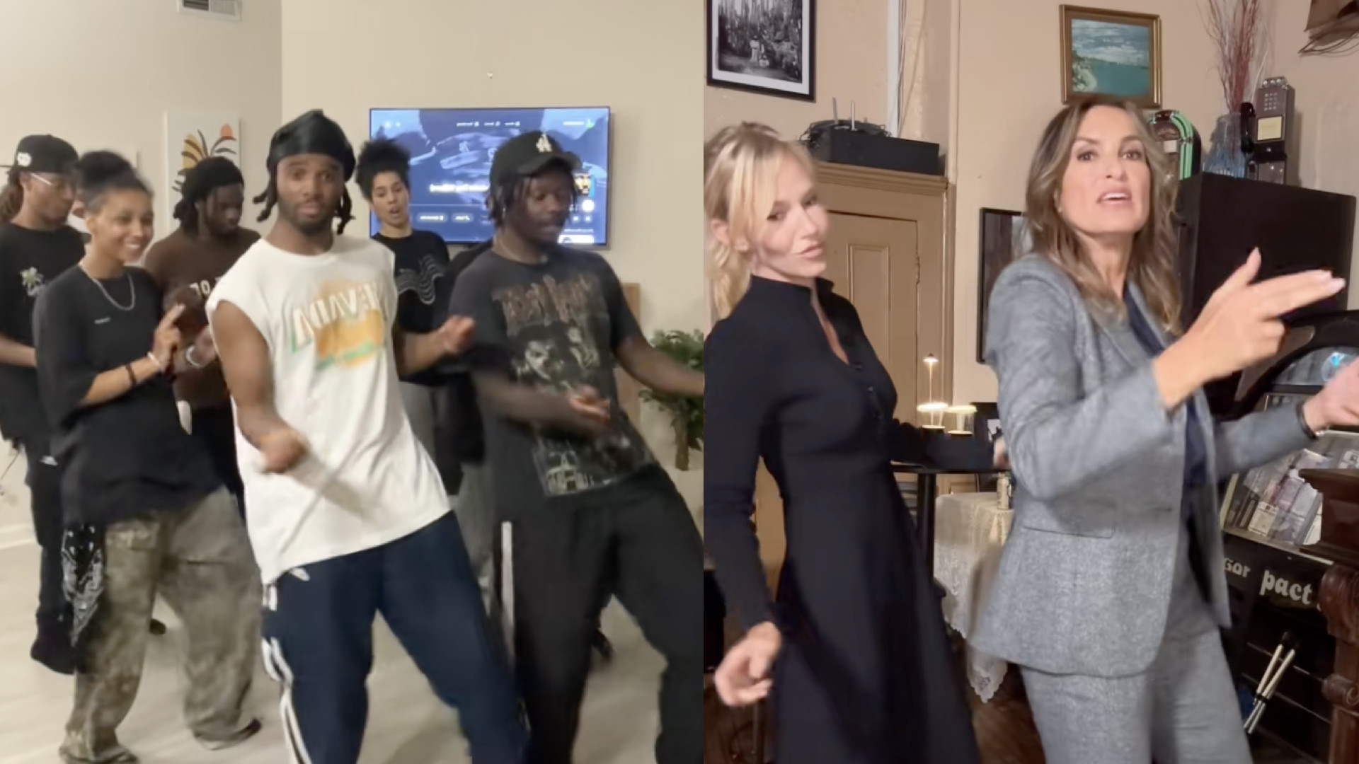 Choreographer Behind Viral 'Law & Order' Theme Song Dance Reacts to Mariska  Hargitay