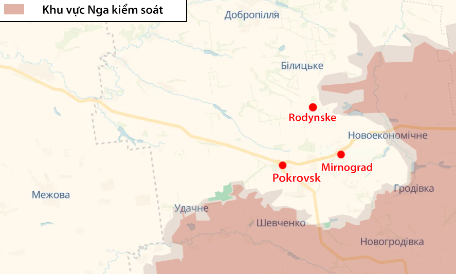 Chiến thuật vây lấn, luồn sâu giúp Nga siết gọng kìm ở Pokrovsk