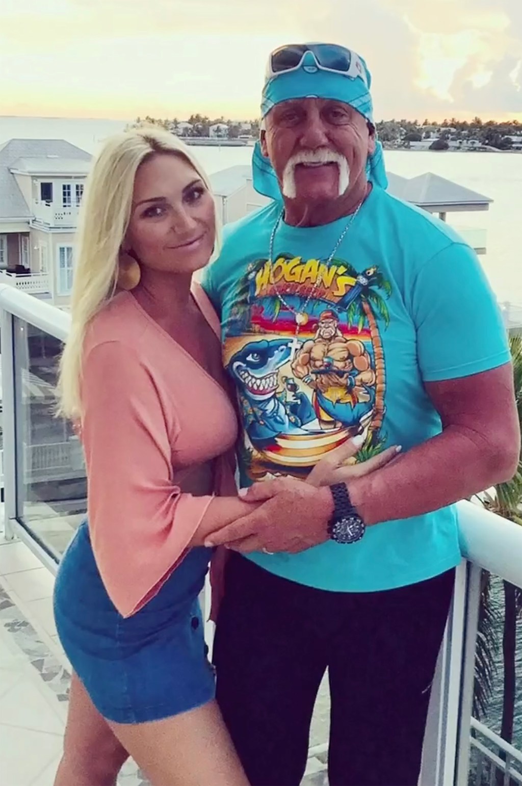 Brooke with her father Hulk Hogan mizzhogan/Instagram