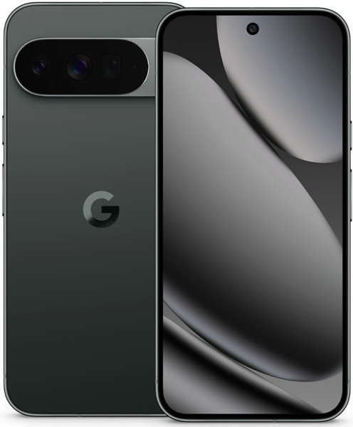 A leaked render of the Pixel 10 Pro XL in a dark Obsidian (black) color.