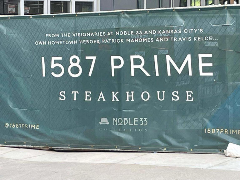Work is being done at the 1587 Prime steakhouse.