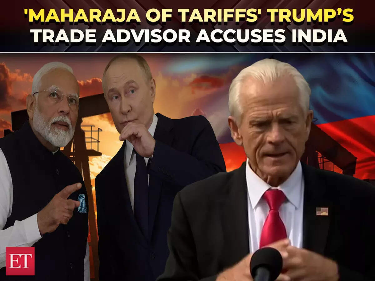 'Maharaja of tariffs' Trump’s trade advisor Peter Navarro accuses India ...