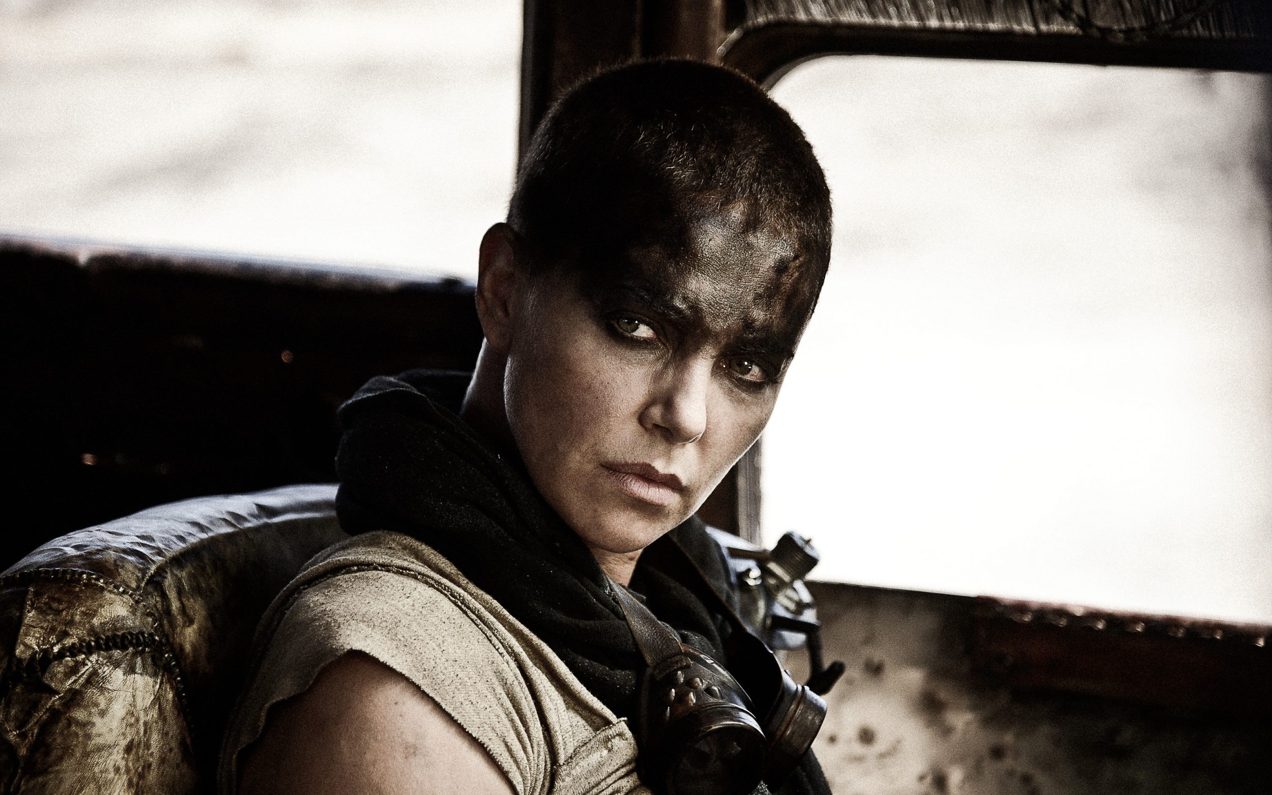 Theron shaved her head for Mad Max: Fury Road, released in 2015