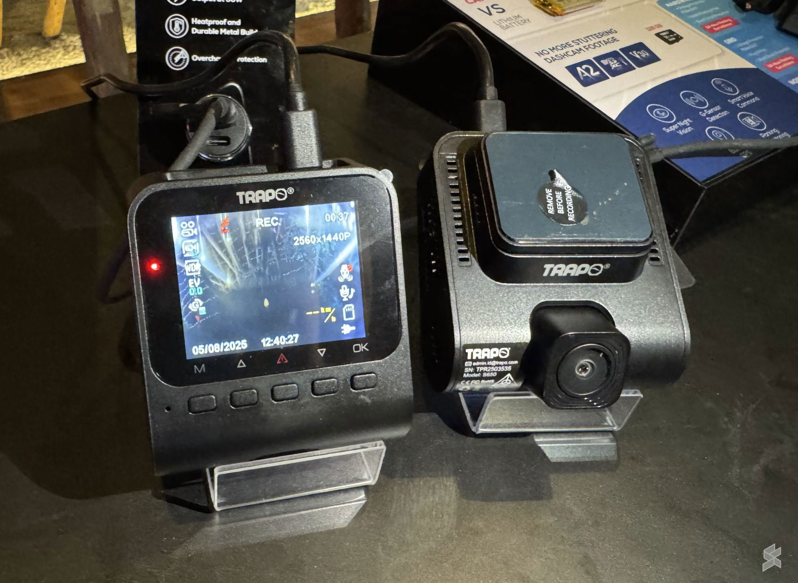Trapo i Sight Dashcam S650: 2K 60fps recording with 24 hour Trapo i Sight Dashcam S650: 2K 60fps recording with 24 hour