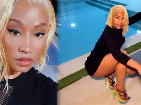 Nicki Minaj Addresses "Explicit" Wardrobe Malfunction in Video of Her