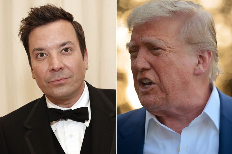 Jimmy Fallon makes brutal Donald Trump joke after Stephen Colbert drama