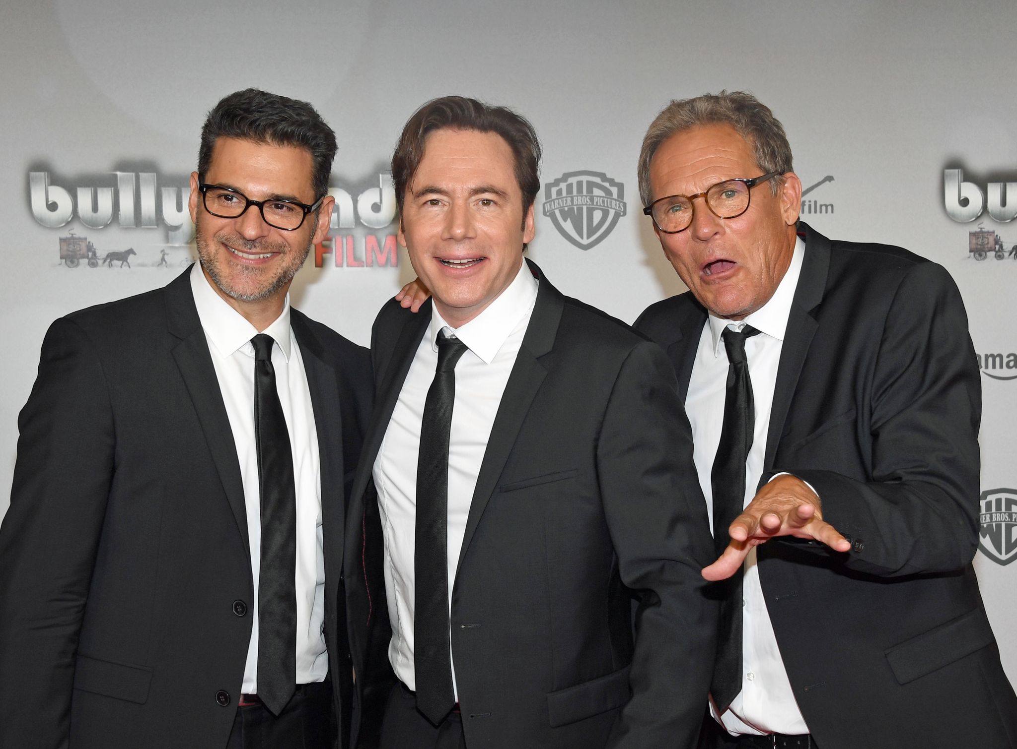 Die «Manitu»-Stars Rick Kavanian (l-r), Michael Bully Herbig und Christian Tramitz im Jahr 2017. (Archivfoto)