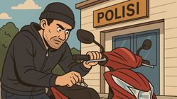 Viral! Polisi Cikarang Utara Minta Warga Tangkap Pencuri Motor