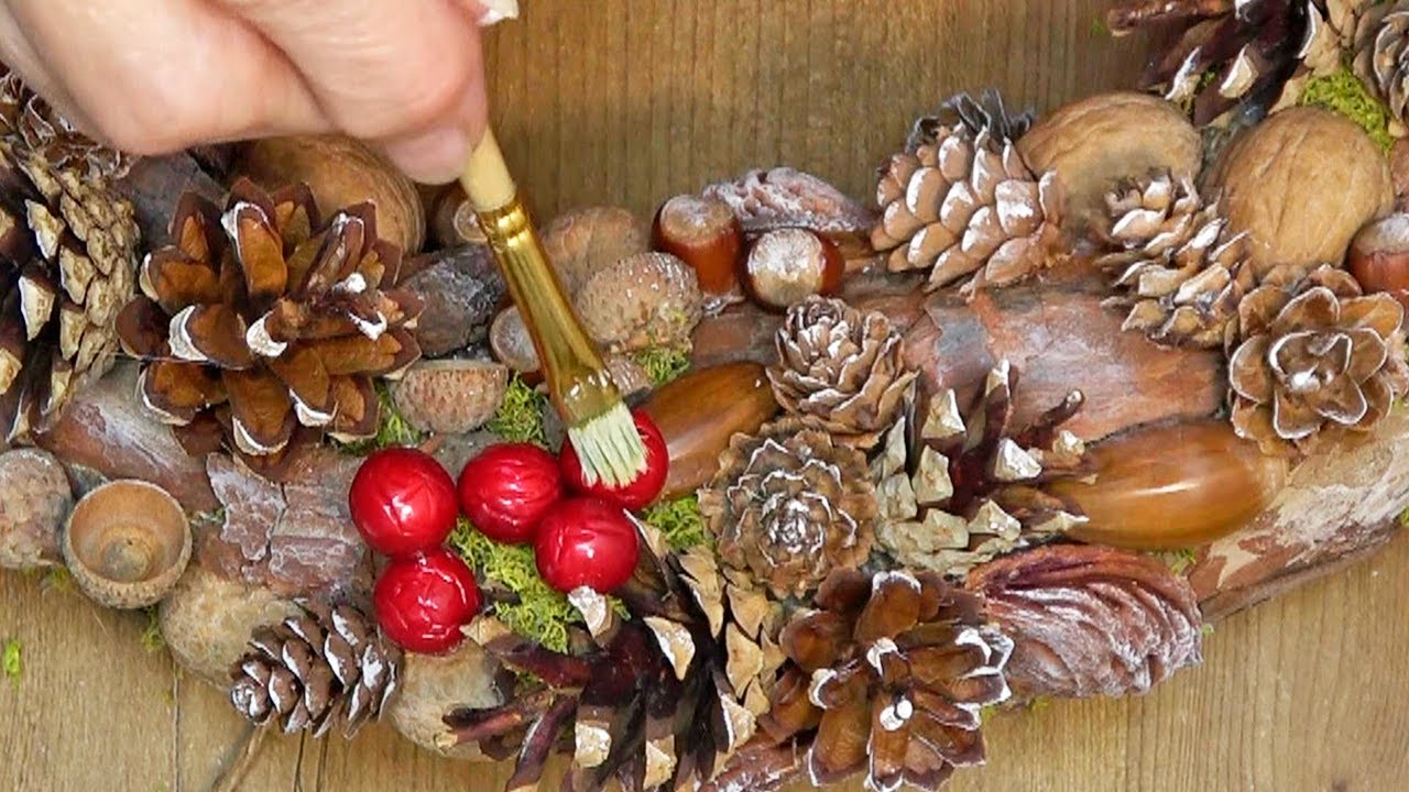 Forest Nuts and Cones Holiday Crafts